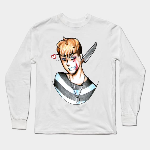 Sangwoo smiles for you Long Sleeve T-Shirt by shikicraig